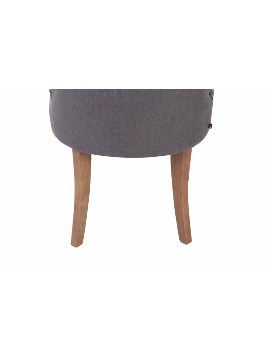 Sæt med 2 spisestuestole Aberdeen stof antique-light, mørkegrå Sæt med 2 spisestuestole Aberdeen stof antique-light, mørkegrå