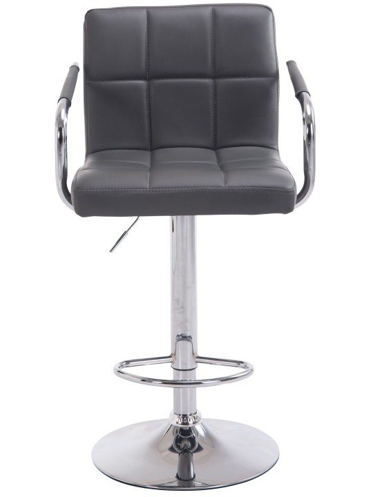 Barstol Lucy V2 krom, grå Barstol Lucy V2 krom, grå