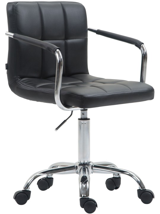 Kontorstol Lucy V2 imiteret læder, sort Kontorstol Lucy V2 imiteret læder, sort