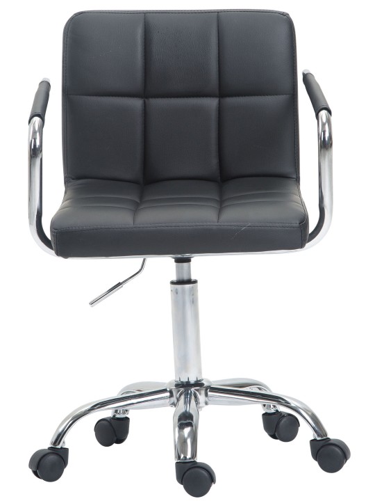 Kontorstol Lucy V2 imiteret læder, grå Kontorstol Lucy V2 imiteret læder, grå