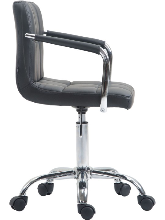 Kontorstol Lucy V2 imiteret læder, grå Kontorstol Lucy V2 imiteret læder, grå