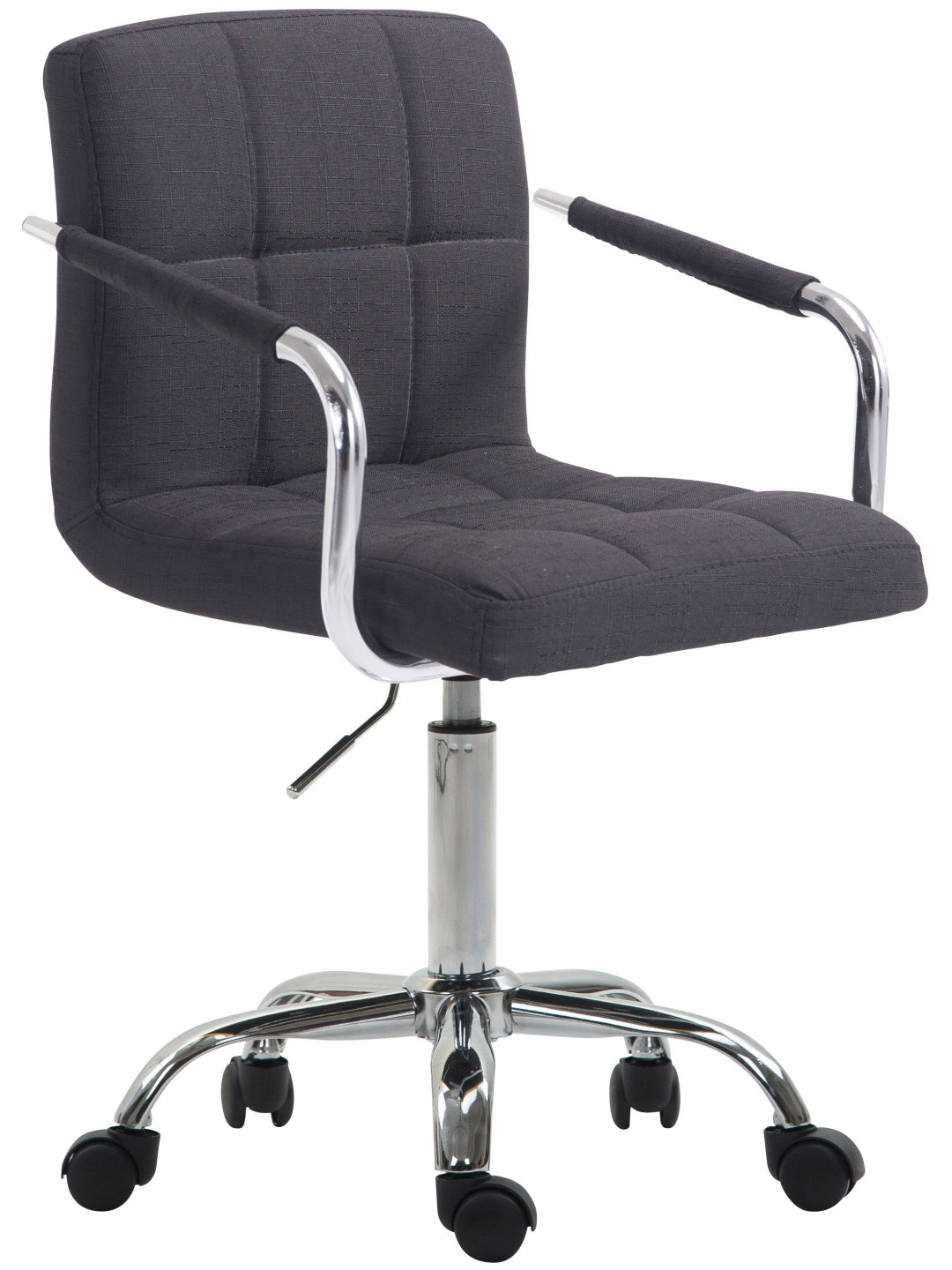 Kontorstol Lucy V2 stof, sort