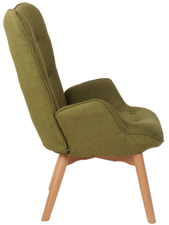 Liggestol Durham stof, grøn