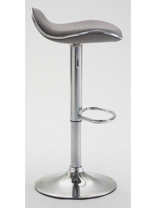 Sæt med 2 barstole Shanghai stof C, lysegrå Sæt med 2 barstole Shanghai stof C, lysegrå