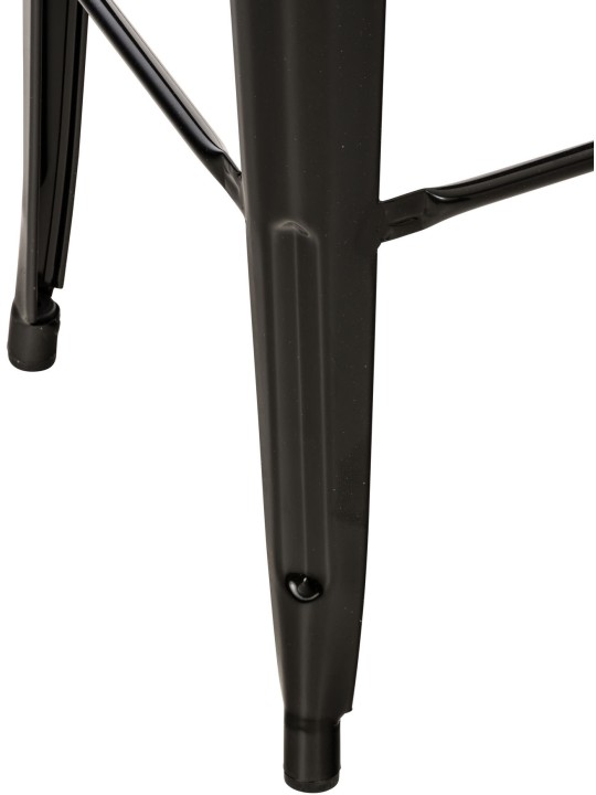 Sæt med 4 barstole Mason, sort