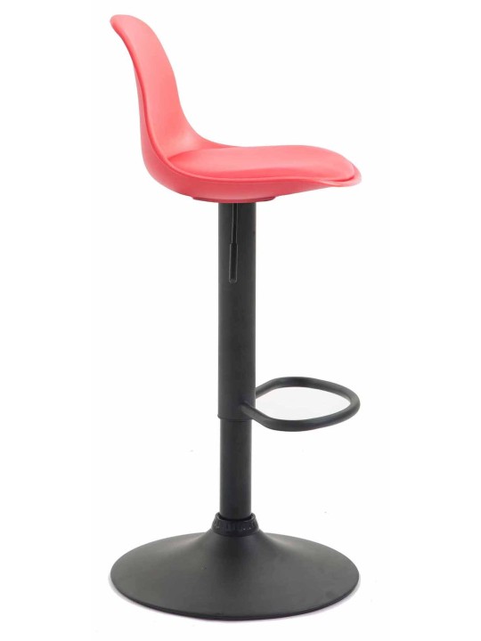 Sæt med 2 barstole Kiel plast, rød