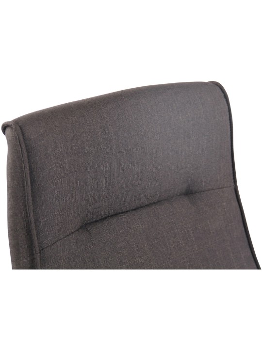 Kontorstol Portland stof med massagefunktion, mørkegrå