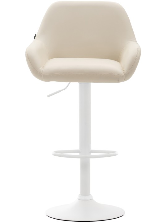 Barstol Braga imiteret læder, creme Barstol Braga imiteret læder, creme