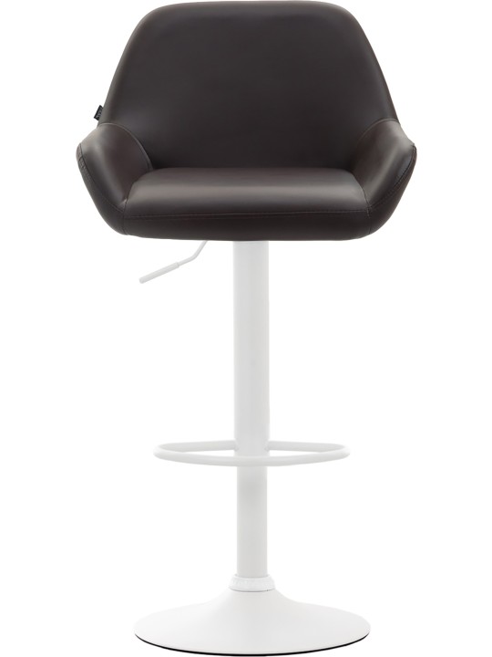 Barstol Braga imiteret læder, brun