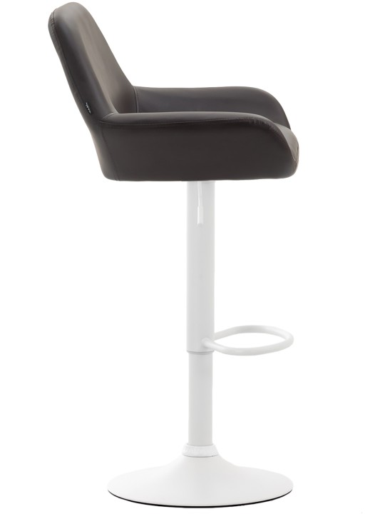 Barstol Braga imiteret læder, brun