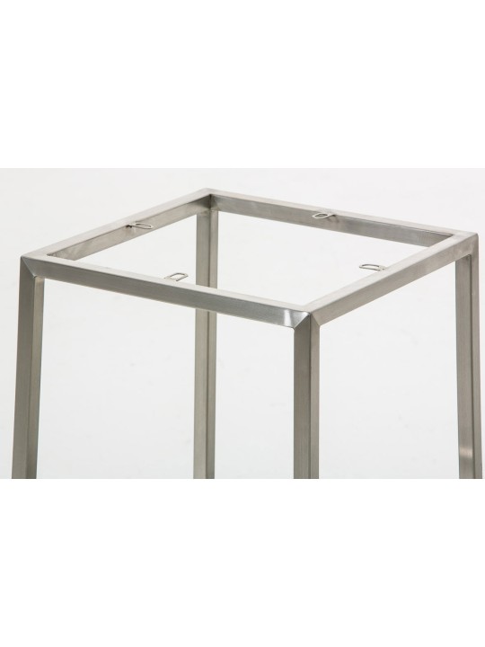 Sæt med 2 barstole Montreal 85 stof rustfrit stål, blå