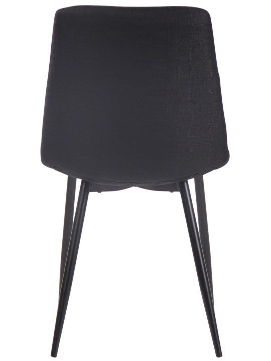 Stol Telde stof, sort