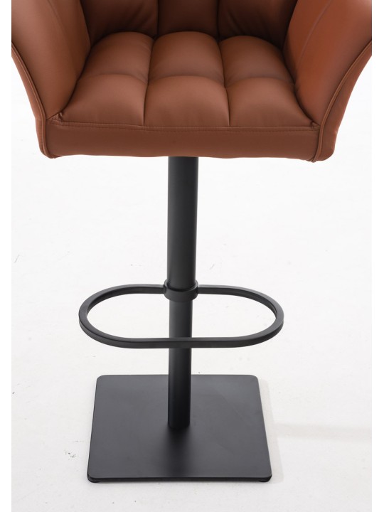 Sæt med 2 barstole Damaso imiteret læder, lysebrun Sæt med 2 barstole Damaso imiteret læder, lysebrun