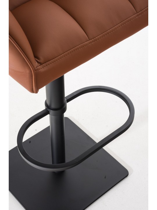 Sæt med 2 barstole Damaso imiteret læder, lysebrun Sæt med 2 barstole Damaso imiteret læder, lysebrun