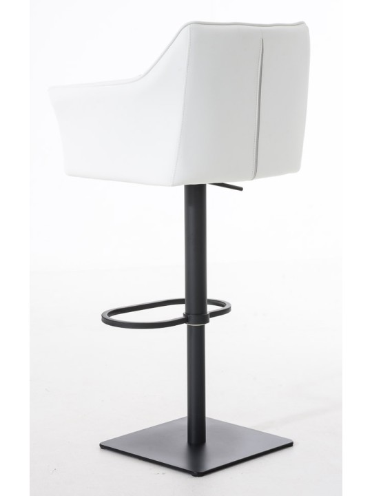 Sæt med 2 barstole Damaso imiteret læder, hvid Sæt med 2 barstole Damaso imiteret læder, hvid