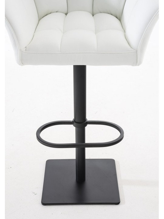 Sæt med 2 barstole Damaso imiteret læder, hvid Sæt med 2 barstole Damaso imiteret læder, hvid