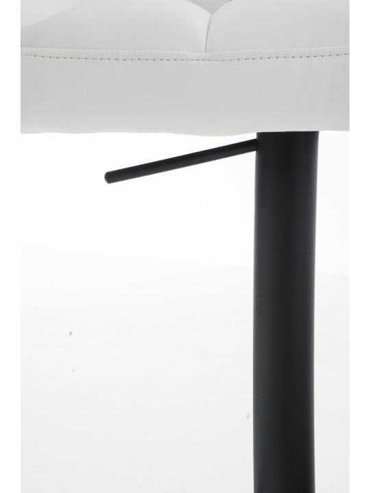 Sæt med 2 barstole Damaso imiteret læder, hvid Sæt med 2 barstole Damaso imiteret læder, hvid