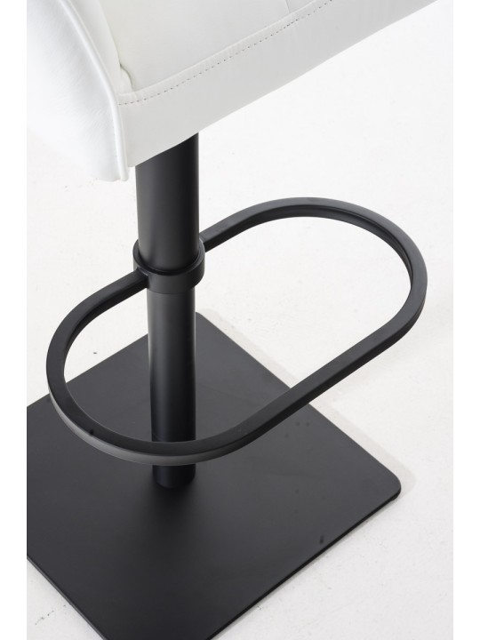 Sæt med 2 barstole Damaso imiteret læder, hvid Sæt med 2 barstole Damaso imiteret læder, hvid