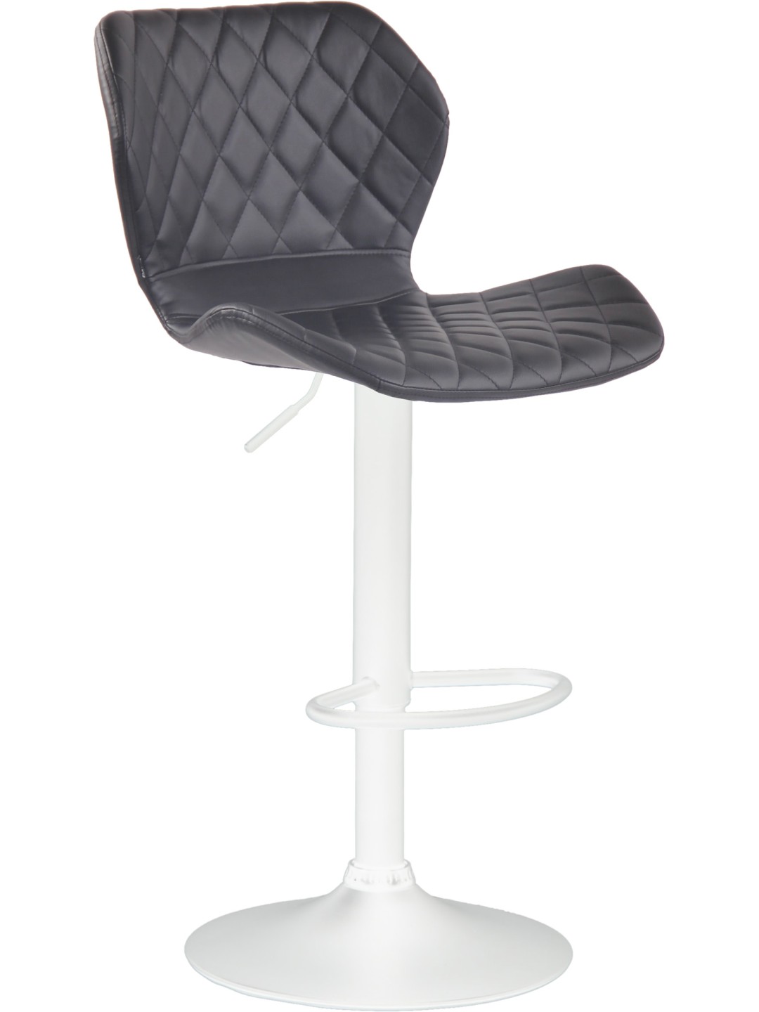 Barstol kork imiteret læder, sort