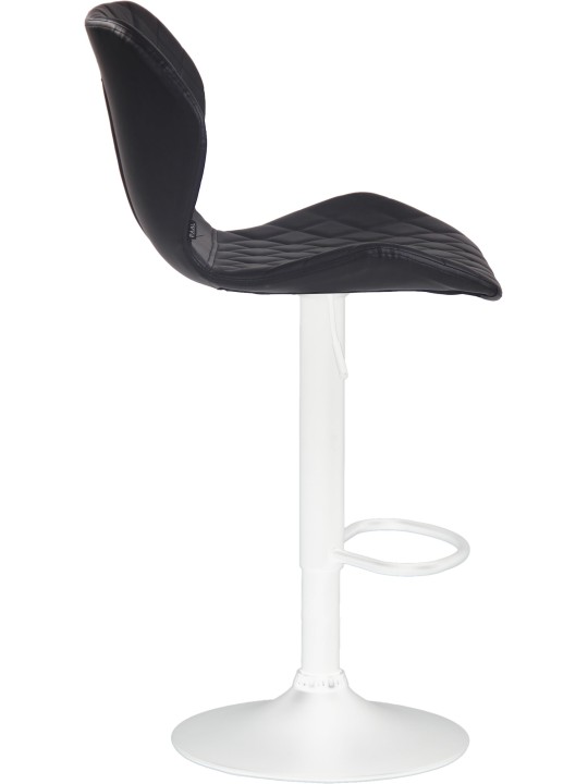 Barstol kork imiteret læder, sort