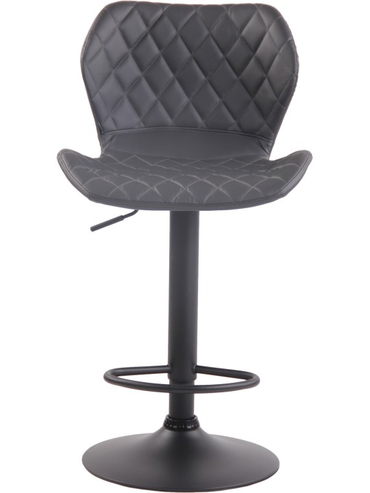 Barstol kork imiteret læder, grå