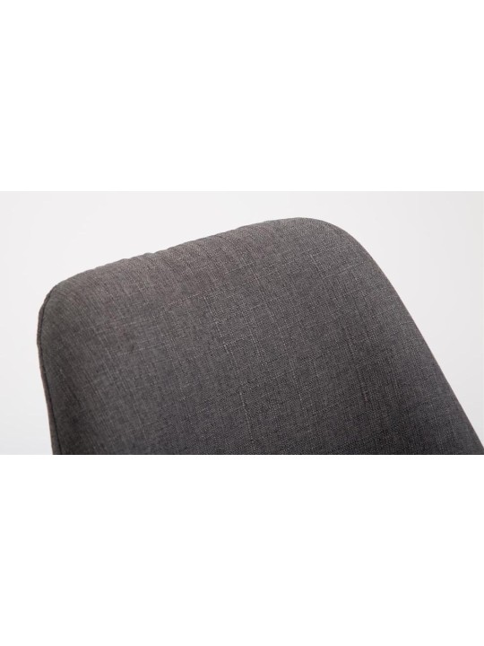 Sæt med 2 barstole Metz stof natur, mørkegrå