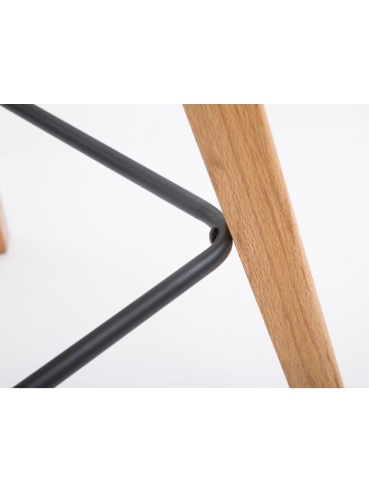 Sæt med 2 barstole Metz stof natur, grøn