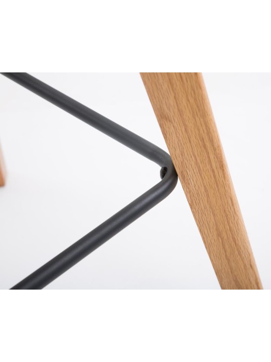 Sæt med 2 barstole Metz stof natur, taupe