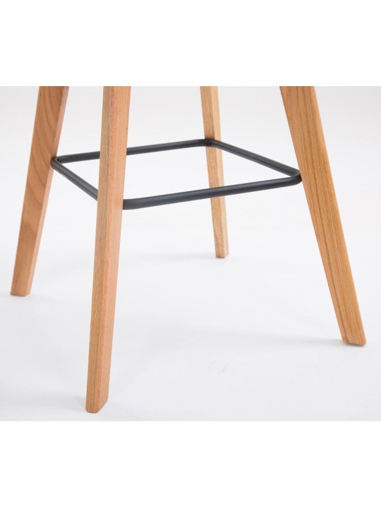 Sæt med 2 barstole Metz plast natur, grøn