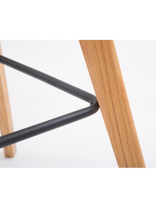 Sæt med 2 barstole Metz plast natur, grøn