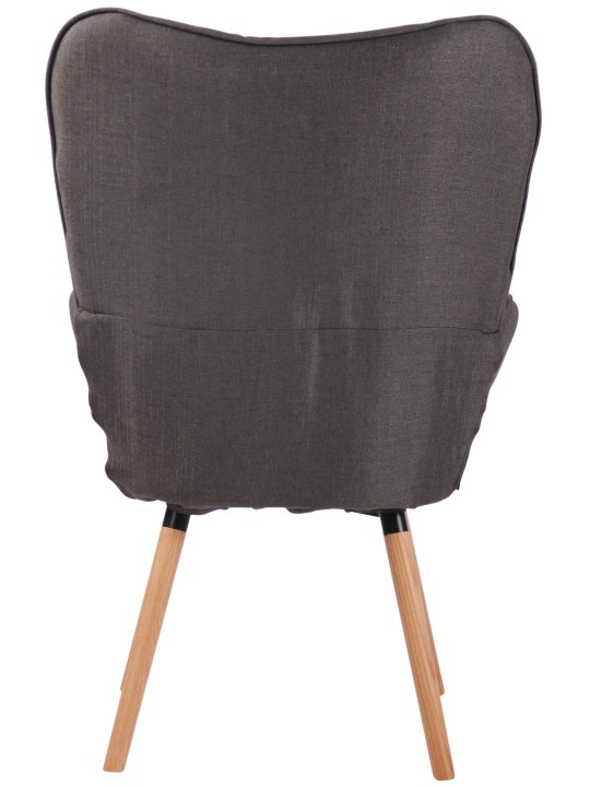 Liggestol Ashford stof naturligt, mørkegrå