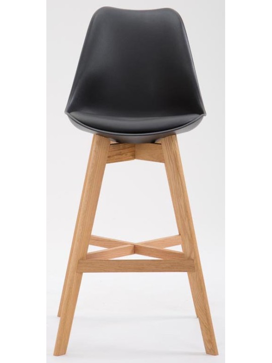 Sæt med 2 barstole Cannes plast natur, sort