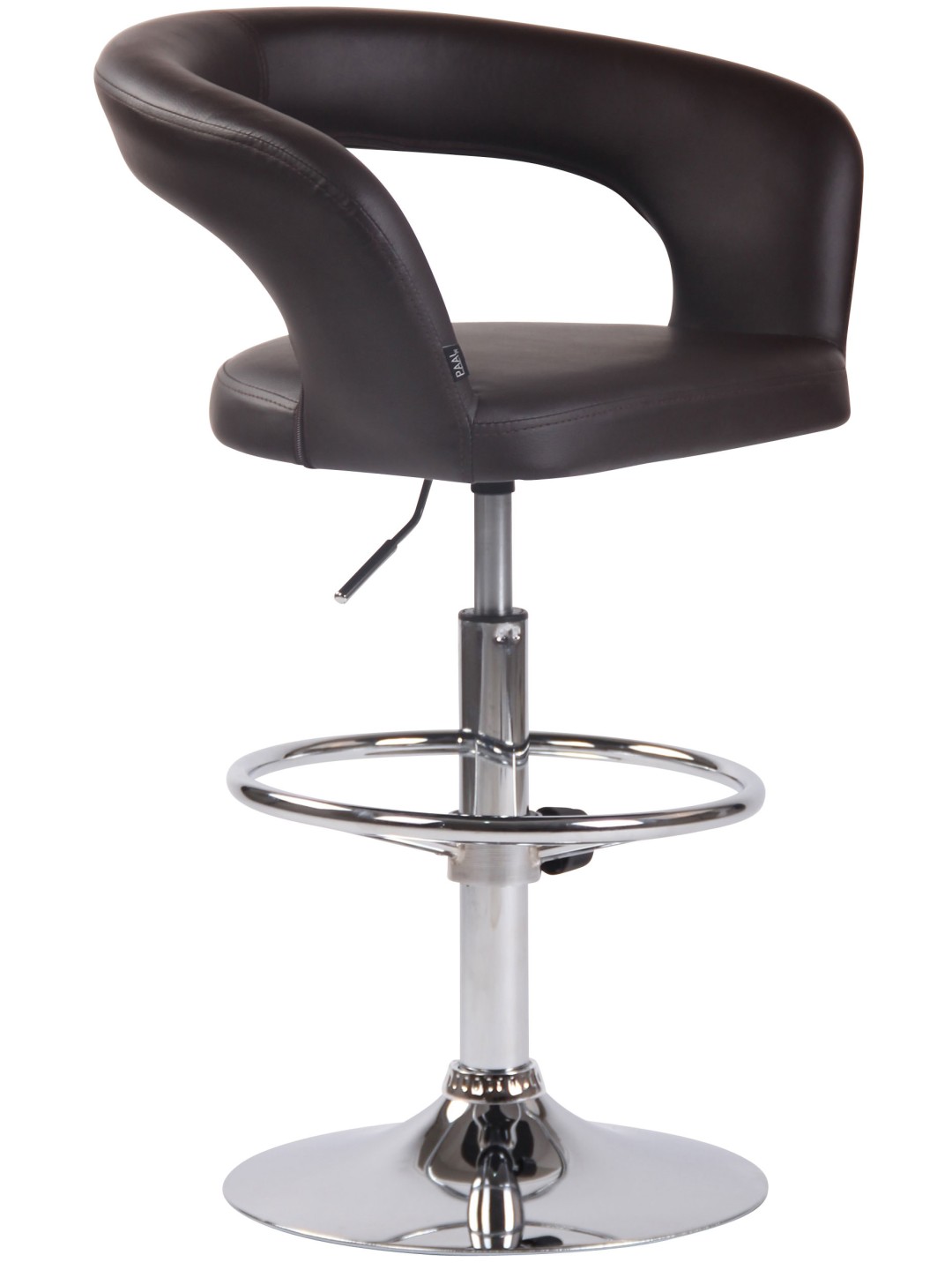 Barstol Jaen imiteret læder, brun