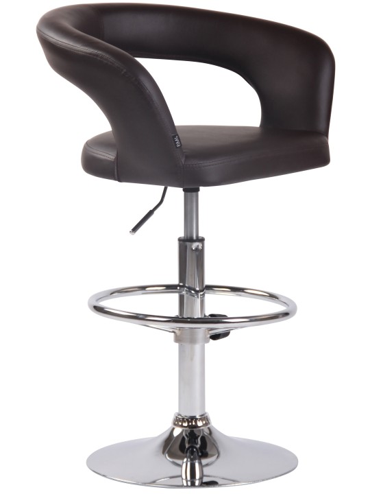 Barstol Jaen imiteret læder, brun