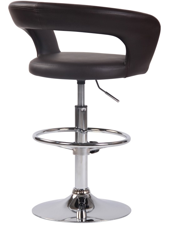 Barstol Jaen imiteret læder, brun