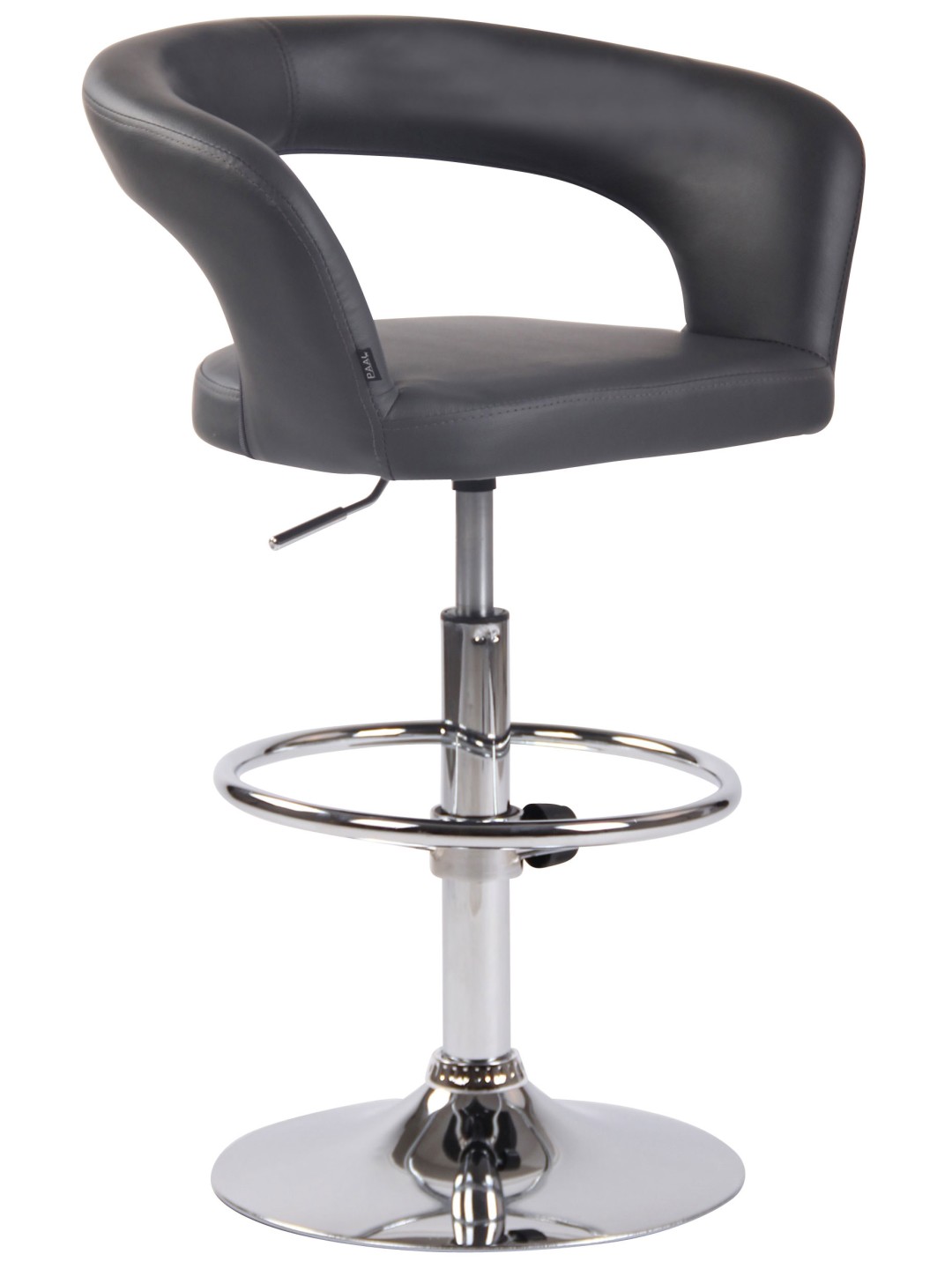 Barstol Jaen imiteret læder, grå