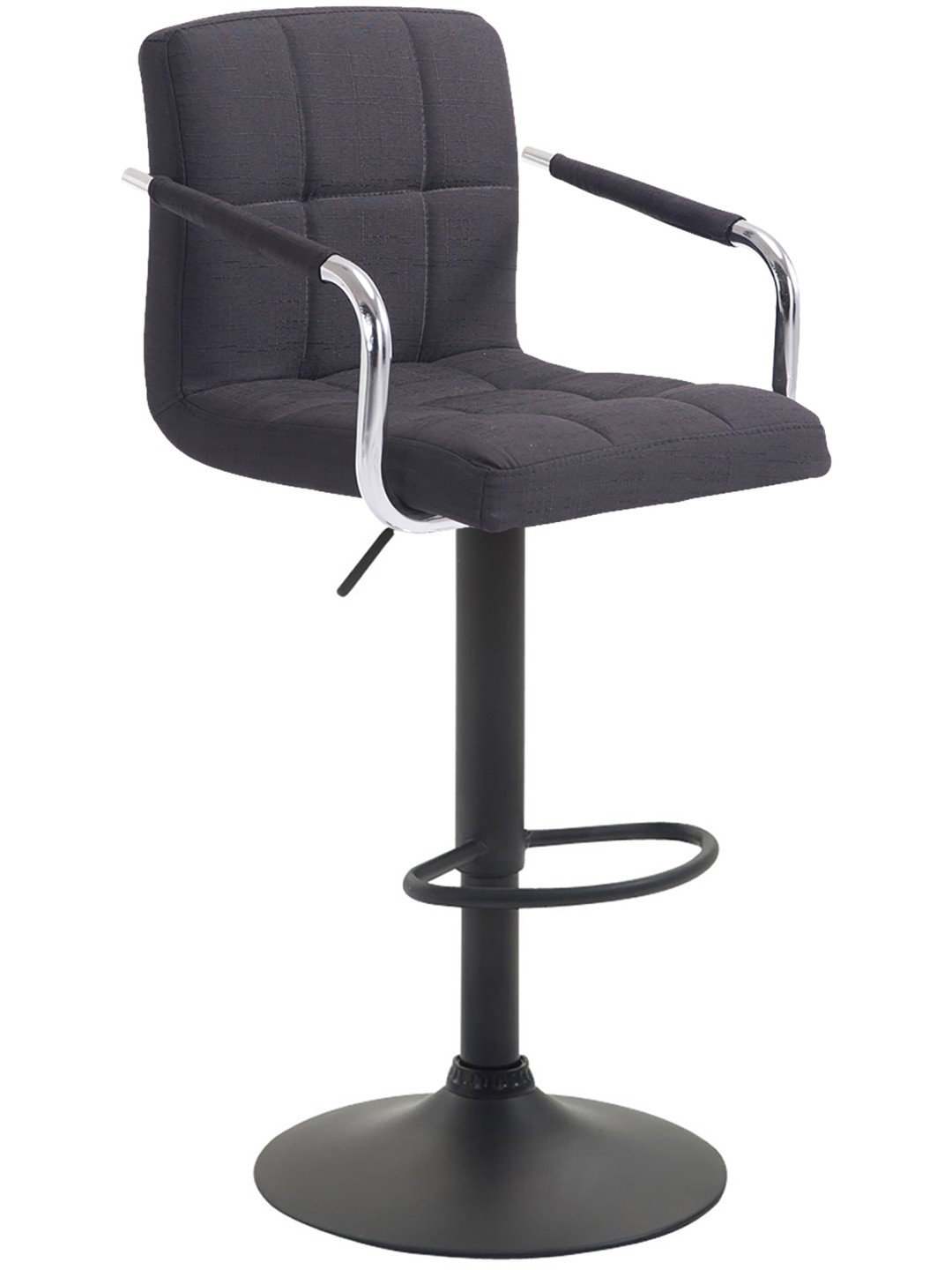 Barstol Lucy V2 stof, sort