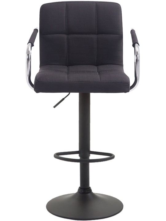 Barstol Lucy V2 stof, sort