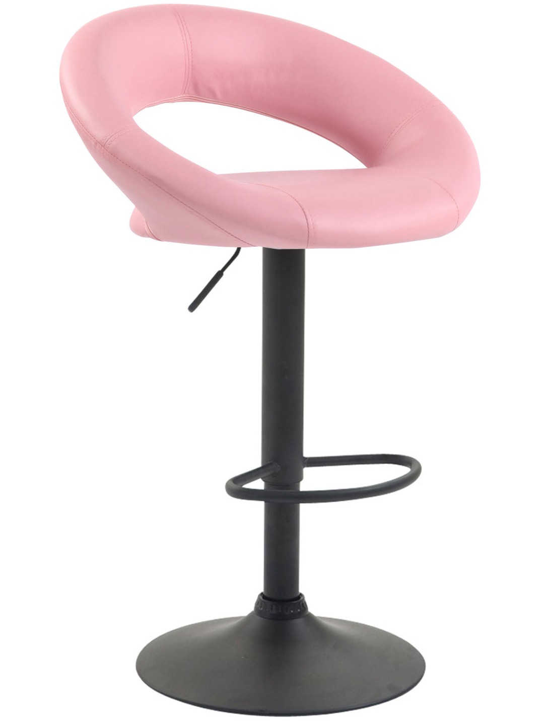 Barstol Olinda imiteret læder, pink