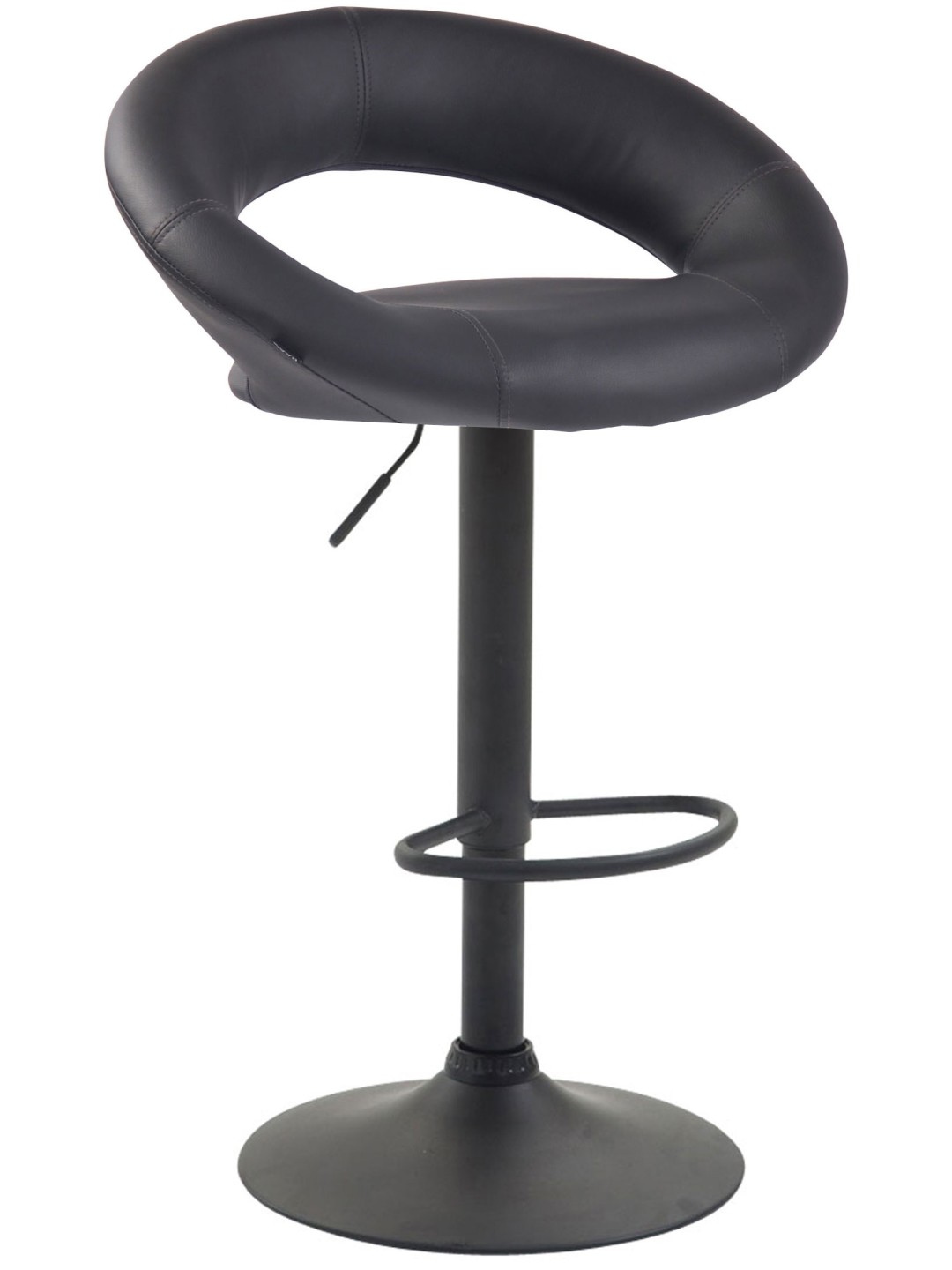 Barstol Olinda imiteret læder, grå