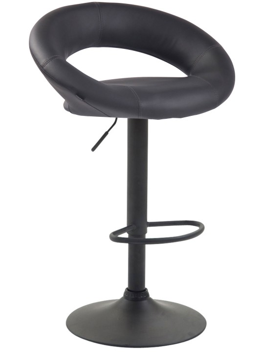 Barstol Olinda imiteret læder, grå