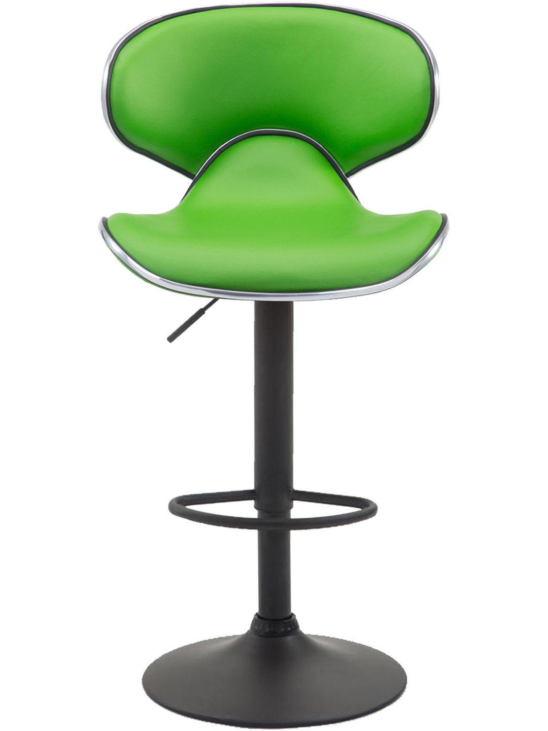 Sæt med 2 barstole Las Vegas V2 imiteret læder, grøn