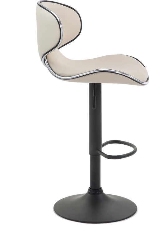 Sæt med 2 barstole Las Vegas V2 imiteret læder, creme Sæt med 2 barstole Las Vegas V2 imiteret læder, creme