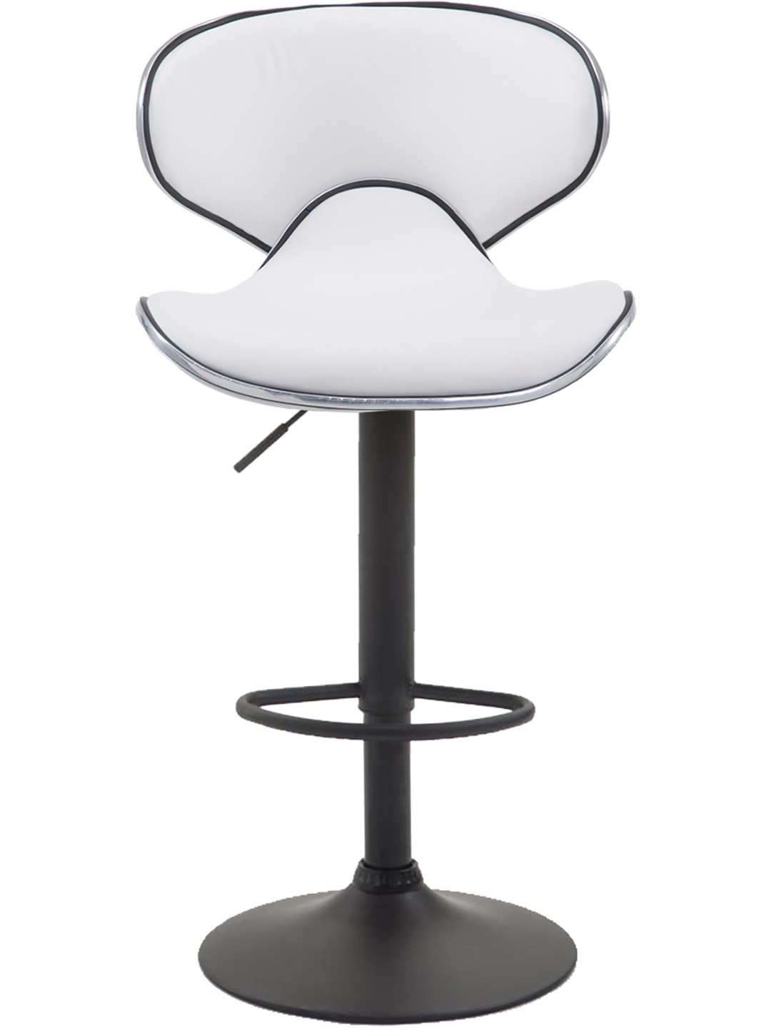 Sæt med 2 barstole Las Vegas V2 imiteret læder, hvid