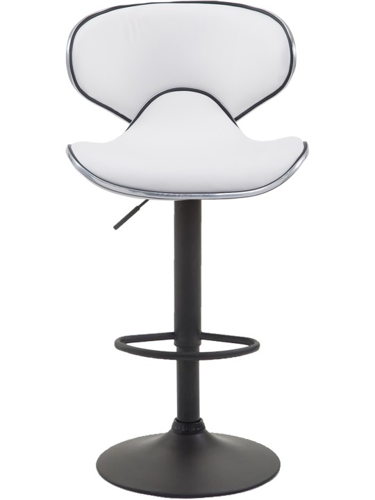 Sæt med 2 barstole Las Vegas V2 imiteret læder, hvid Sæt med 2 barstole Las Vegas V2 imiteret læder, hvid