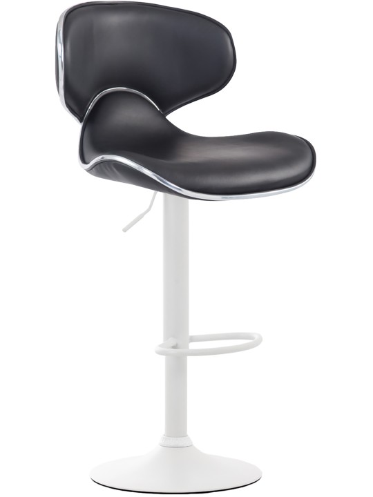 Sæt med 2 barstole Las Vegas V2 imiteret læder, sort