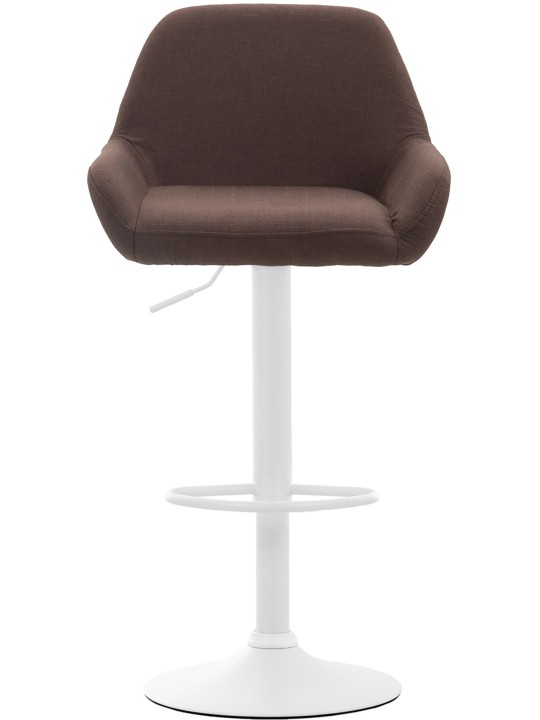 Sæt med 2 barstole Braga stof, brun