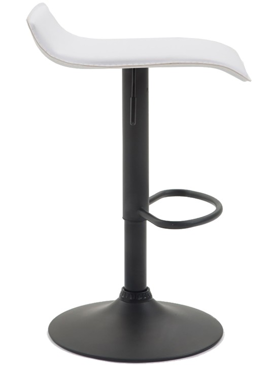 Sæt med 2 barstole Dyn V2 kunstlæder, hvid