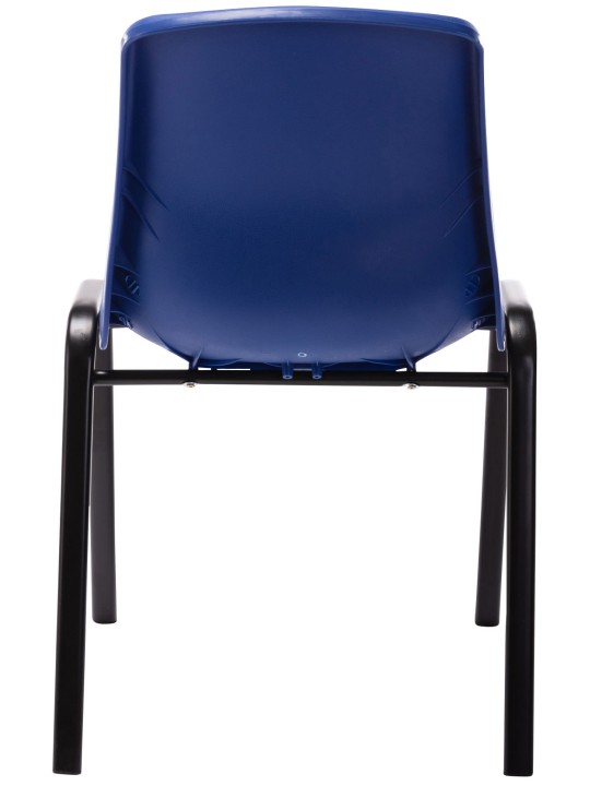 Sæt med 4 stabelstole Nowra plast, blå