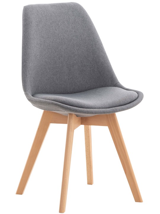 Stol Linares stof, lysegrå